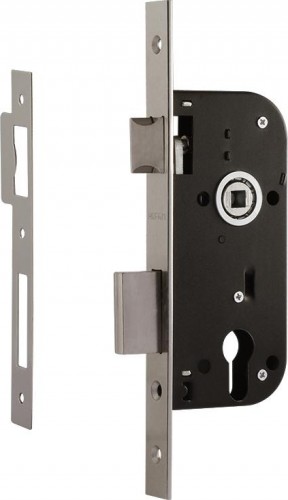 Корпус замка врезного НОРА-М КЗВ-100 "Матовый никель" 17193