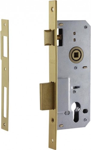 Корпус замка врезного НОРА-М КЗВ-102 40мм "Полированная латунь" 14786