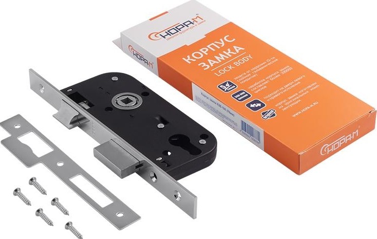 Корпус замка врезного НОРА-М КЗВ-100 "Хром" 5270 - изображение 3