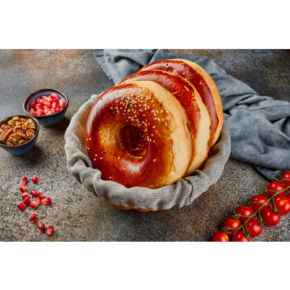 Корзинка пластиковая 205 мм коричневая [KT2025] - изображение 2