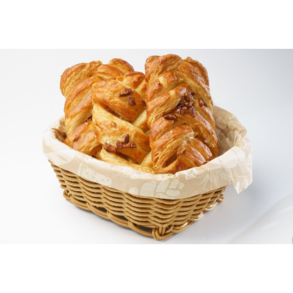 Корзинка пластиковая 220х110 мм коричневая [KT4003] - изображение 3