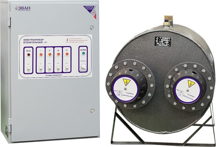 Котел электрический ЭВАН ЭПО 36А (380В) 18/18 класс Профессионал (пульт в комплекте) 15036