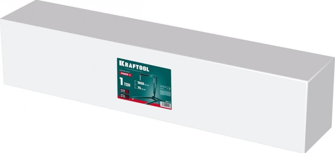 Кран гидравлический KRAFTOOL 43411-1 kmg-1 1т 75-1950 мм складной - изображение 3