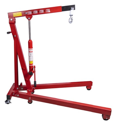 Кран гидравлический СТАНКОИМПОРТ T31002 складной, 1 т.