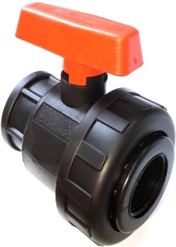 Кран POLIMER GROUP AT35 шаровый (пластиковый) 1 1/4"