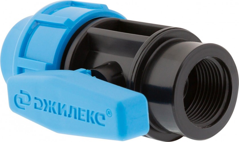 Кран шаровой ДЖИЛЕКС 25 х 3/4" с внутренней трубной резьбой 9369 9369