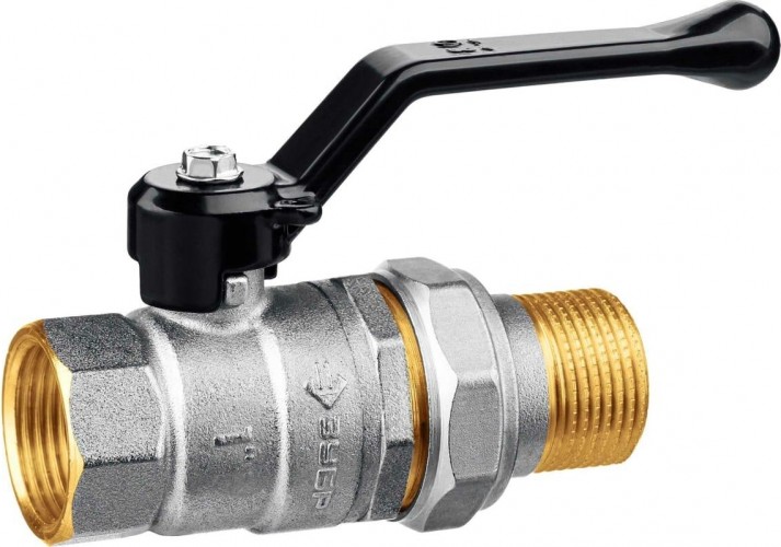 Кран шаровой ЗУБР 1" с накидной гайкой "мама-папа", ручка 51320-1 51320-1