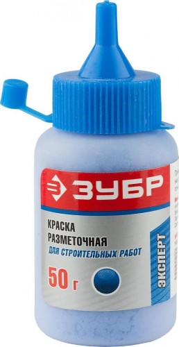 Краска разметочная ЗУБР ЭКСПЕРТ для строительных работ, синяя, 50 гр 4-06405-1_z01