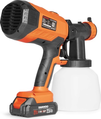 Краскопульт аккумуляторный DAEWOO DAPS 1121 Li SET 21V, 2,5Ah, Li-ion DAPS 1121Li SET - изображение 5