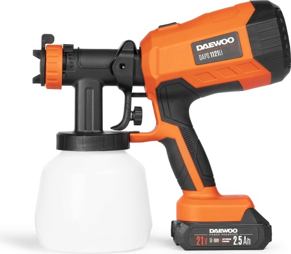 Краскопульт аккумуляторный DAEWOO DAPS 1121 Li SET 21V, 2,5Ah, Li-ion DAPS 1121Li SET - изображение 2