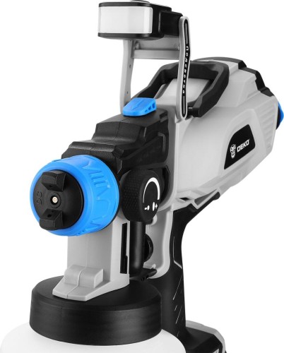 Краскопульт аккумуляторный DEKO SG20DK PRO 20В, 1200 мл, 2x3.0 Ач 083-1136 - изображение 2