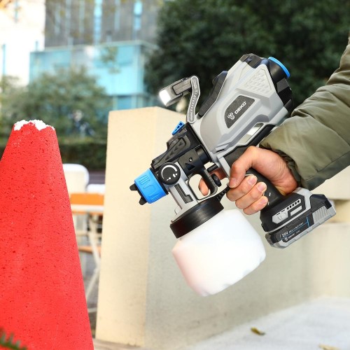 Краскопульт аккумуляторный DEKO SG20DK PRO 20В, 1200 мл, 2x3.0 Ач 083-1136 - изображение 3