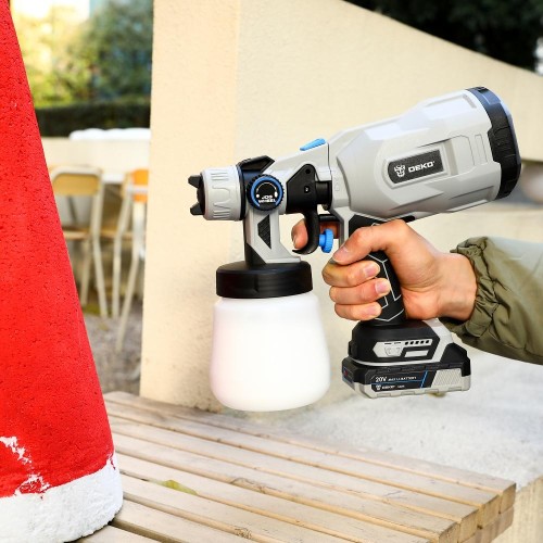 Краскопульт аккумуляторный DEKO SG20DK Max 20В, 800 мл, 1x3.0 Ач 083-1135 - изображение 3