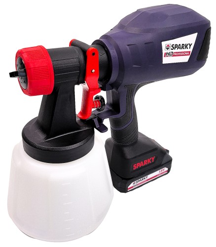 Краскопульт аккумуляторный SPARKY PS18 Li HD (2х2.0 Ah) 14000199292