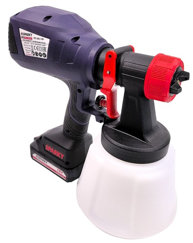 Краскопульт аккумуляторный SPARKY PS18 Li HD (2х2.0 Ah) 14000199292 - изображение 2