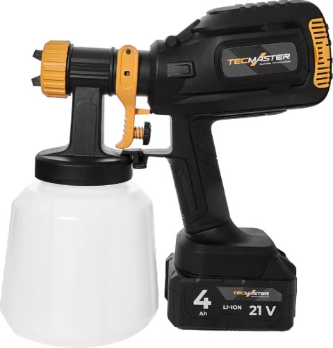Краскопульт аккумуляторный TECMASTER T1250, 21V, 4,0Ah, Li-ion 1231250 - изображение 2