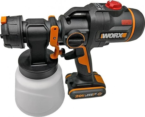 Краскопульт аккумуляторный Worx WX020.9 без АКБ и ЗУ бесщеточный WX020.9 - изображение 5