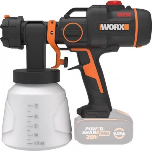 Краскопульт аккумуляторный Worx WX020.9 без АКБ и ЗУ бесщеточный WX020.9 - изображение 2