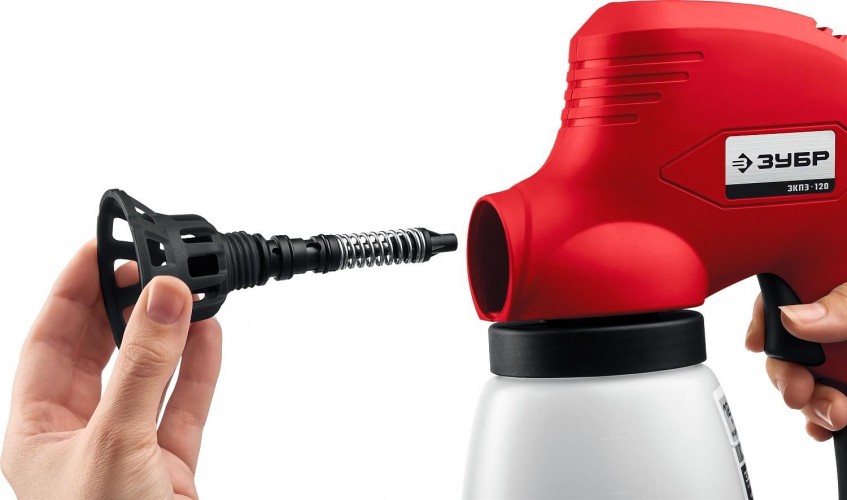Краскопульт электрический ЗУБР ЗКПЭ-120 - изображение 4