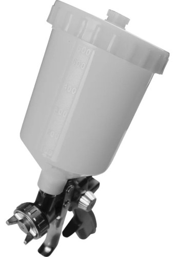 Краскопульт пневматический BERGER BG1369 «ГРАУ» HP 1.8 мм верхний бачок - изображение 4