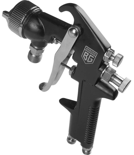 Краскопульт пневматический BERGER BG1362 «БЛАУ» HP 1.7 мм нижний бачок 1000 мл - изображение 2