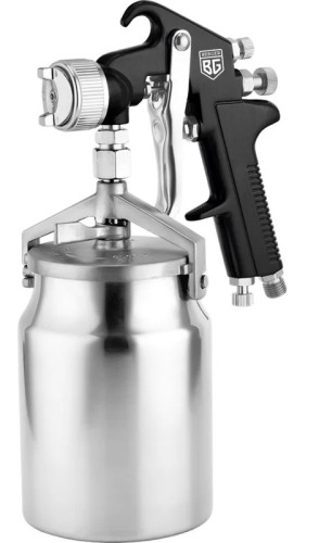 Краскопульт пневматический BERGER BG1362 «БЛАУ» HP 1.7 мм нижний бачок 1000 мл