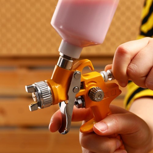 Краскопульт пневматический DEKO DKSG125P HVLP с верхним бачком 018-0929 - изображение 5