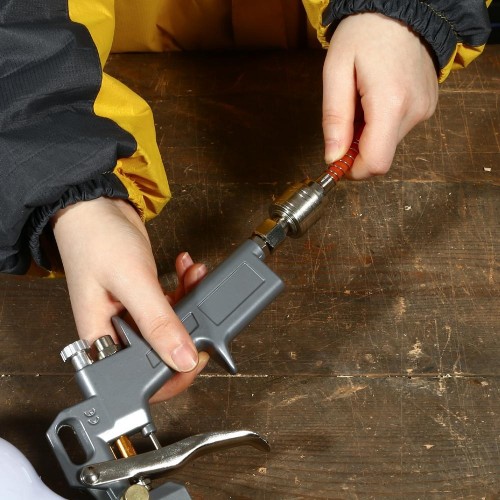 Краскопульт пневматический DEKO DKSG02  с верхним бачком 018-1120 - изображение 4