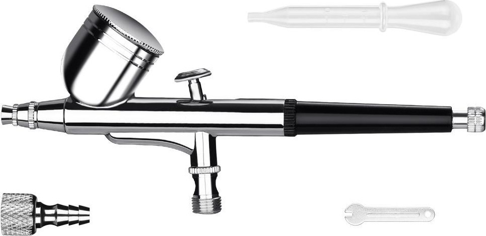 Краскопульт пневматический DEKO DKAB02-U (аэрограф) c верхним бачком 018-0924 - изображение 2