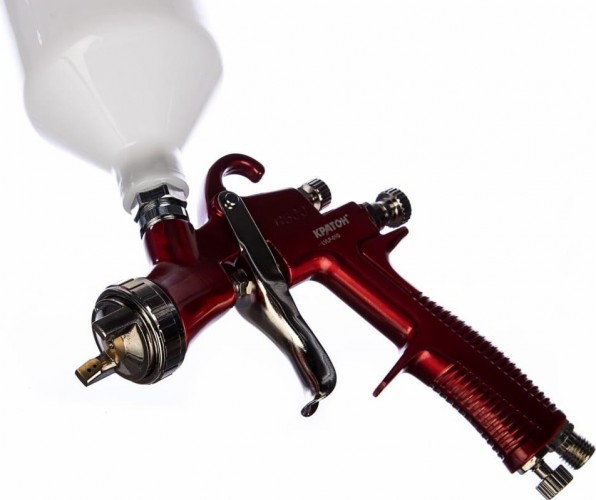 Краскопульт пневматический КРАТОН LVLP-01G 3 01 02 016 - изображение 2