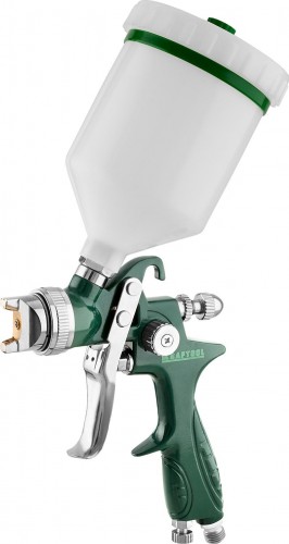 Краскопульт пневматический KRAFTOOL AirKraft HVLP c верхним бачком, 1.4мм 06522-1.4