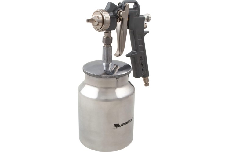 Краскопульт пневматический MATRIX с нижн. бачком сопло1,2мм 57316 57316 - изображение 2