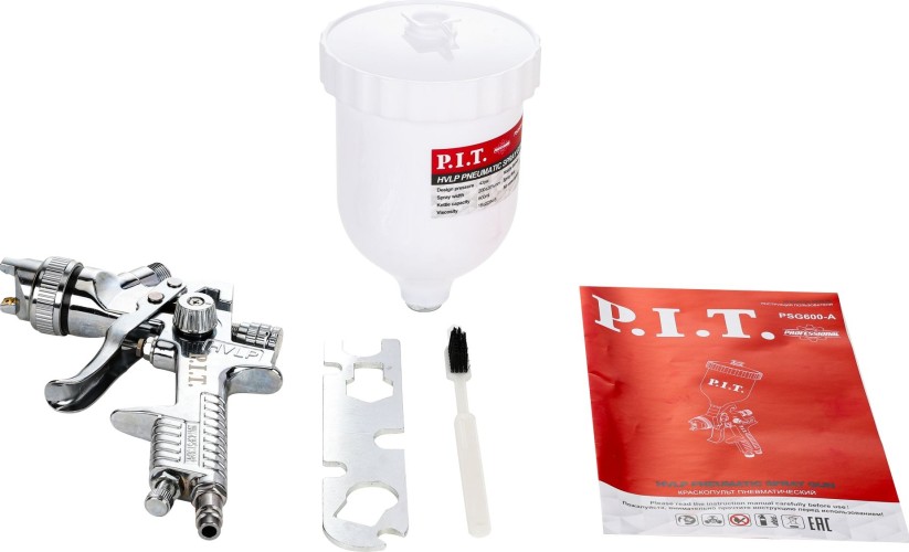 Краскопульт пневматический P.I.T. PSG600-A - изображение 4