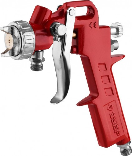 Краскопульт пневматический ЗУБР МС Н200 с нижним бачком, 1.3мм 06456-1.3 - изображение 2