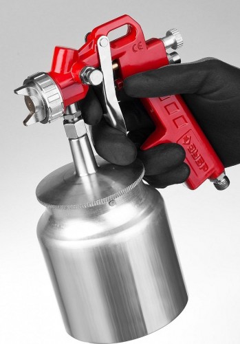 Краскопульт пневматический ЗУБР МС Н200 с нижним бачком, 1.3мм 06456-1.3 - изображение 4