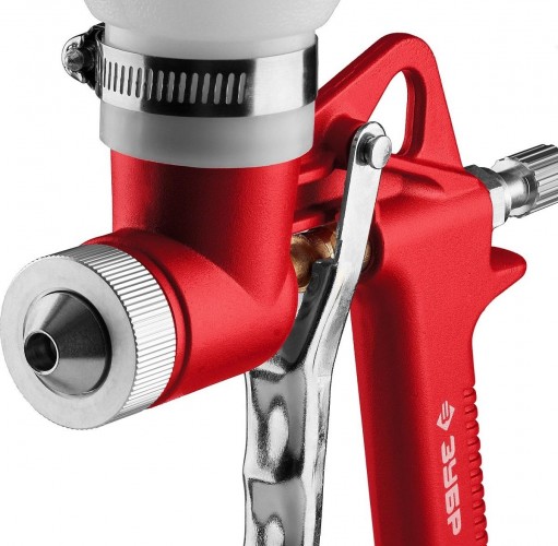 Краскопульт пневматический ЗУБР МКП 600 для штукатурки с верхним бачком 06466 - изображение 3