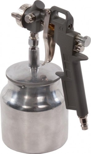 Краскопульт QUATTRO ELEMENTI  пневматический с нижним бачком 750 мл, сопло 1,5 мм, разъем euro 770-827 - изображение 3