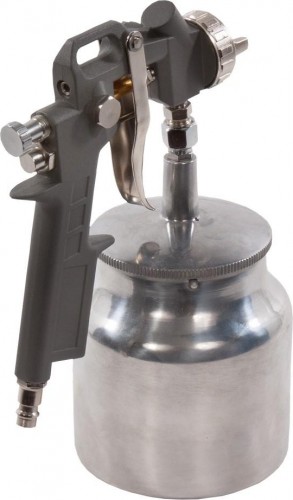 Краскопульт QUATTRO ELEMENTI  пневматический с нижним бачком 750 мл, сопло 1,5 мм, разъем euro 770-827 - изображение 2