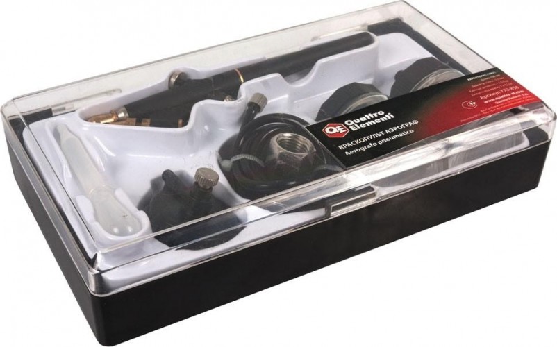 Краскопульт QUATTRO ELEMENTI  сопло 0,8 мм 770-858 - изображение 2