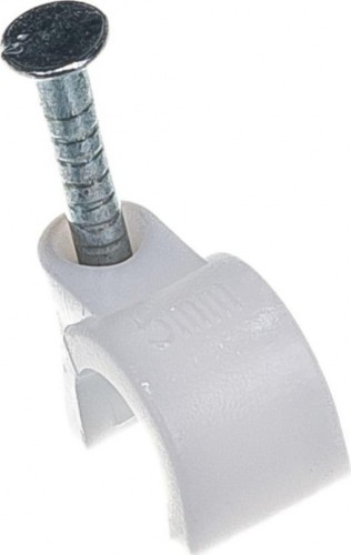 Крепеж кабеля круглый REXANT 5 мм, белый (упак. 50 шт) 07-4005 - изображение 3