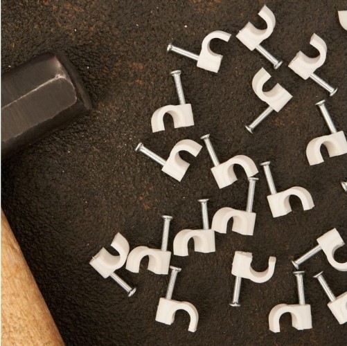 Крепеж кабеля круглый REXANT 5 мм, белый (упак. 50 шт) 07-4005 - изображение 5