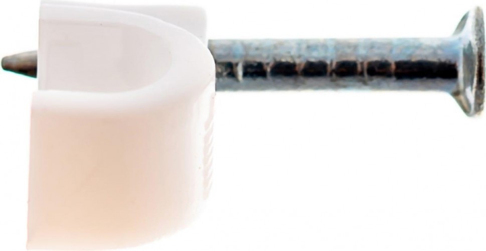 Крепеж кабеля круглый REXANT 7 мм, белый (упак. 50 шт) 07-4007 - изображение 2