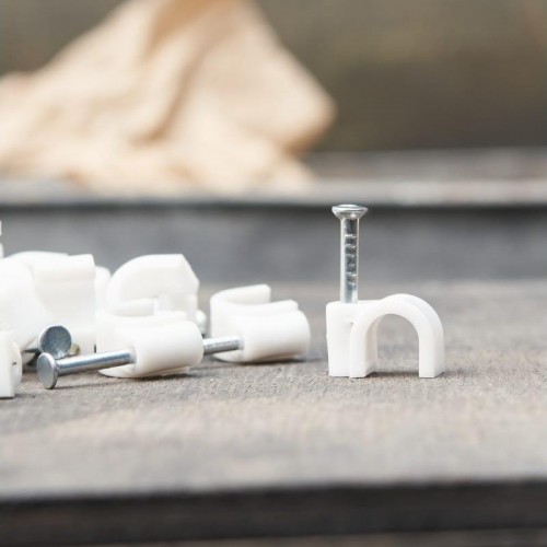 Крепеж кабеля круглый REXANT 6 мм, белый (упак. 50 шт) 07-4006 - изображение 3