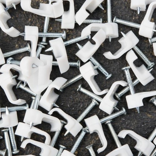 Крепеж кабеля плоский REXANT 6х4 мм, белый (упак. 50 шт) 07-4206 - изображение 4