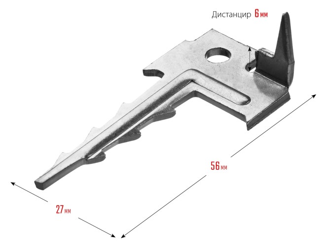 Крепеж ЗУБР Ключ с шипом для террасной доски (уп. 200 шт,) 30705 - изображение 2