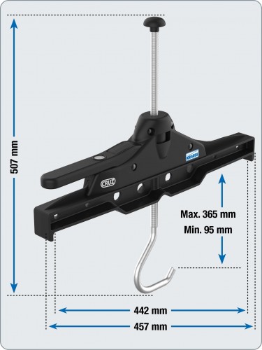 Крепление для лестниц KRAUSE на багажник авто (комплект 2 шт) 122445 122445 - изображение 4