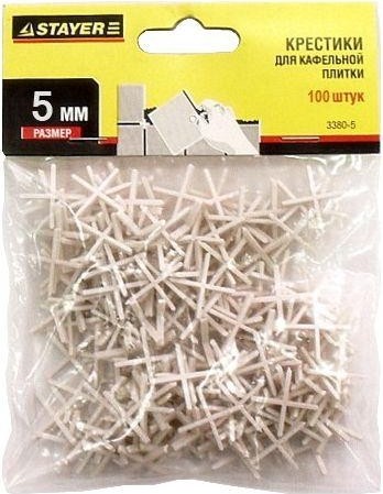 Крестики для плитки STAYER MASTER 5мм 100шт 3380-5