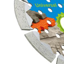 Диск алмазный отрезной сегментный Kronger 125x10x22,23 Universal - изображение 7