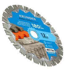 Диск алмазный сегментный по армированному бетону Kronger 180 мм Bullet - изображение 6