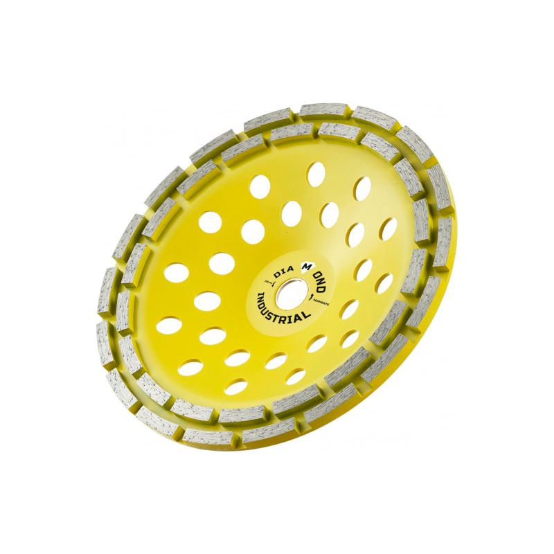 Алмазная сегментная чашка Kronger 230x6x22,23 Diamond Industrial 2-х рядная - изображение 2